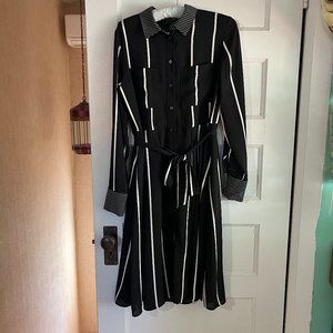 Who What Wear Striped Dress